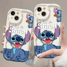Disney Lilo And Stitch What Patterned Phone Case Featuring Adorable Stitch And A Heart Design. Compatible With IPhone 17, 16, 15, 14, 13, 12, And 11 Pro Models. Made Of Durable TPU With Shockproof Protection. It's A Wonderful Gift For Family, Friends, Birthdays, Spring Festival, Holidays, Boyfriends, Girlfriends, And Valentine's Day. - 無色 - 查看 6