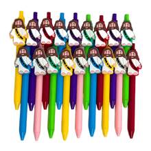 5/10支装趣味耶稣主题笔，图案可爱，适合作为派对礼物、课堂奖励、批量购买，也适合送给同事、团队成员，是趣味办公用品的理想之选。 - 黑色 - 查看 5