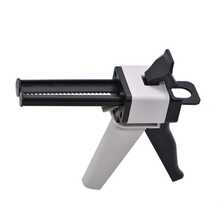 1pc Manual Caulking Gun, 1:1/1:2 Universal, Suitable For Dental Impression, Handcraft - Black and White - View 4