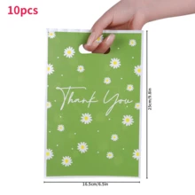 100pcs Party Gift Bags, Small Flower Patterned Tote Bags, Jewelry Gift Bags, Holiday Gift Bags, Flat Mouthed Tote Bags, And Small Gift Bags. Suitable For Holidays, Weddings, Jewelry, Gift Bags, Party Birthdays, And Wedding Gift Bags - Multicolor - View 6