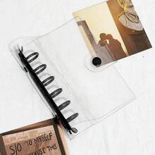 Sổ tay rời trong suốt, gáy xoắn có thể tháo rời, chất liệu trong suốt cao, chống áp lực và chống trầy xước, thiết kế khóa cài, phù hợp cho ghi chú bài học trên lớp, sắp xếp tài liệu văn phòng, lập kế hoạch và bố cục sáng tạo, sổ tay rời trong suốt di động, văn phòng phẩm thiết thực cho học tập và công việc hàng ngày, thích hợp làm quà tặng văn phòng phẩm, đồ dùng học tập, tốt nghiệp, đám cưới, Ngày của Mẹ. - Sách rời - Xem 13