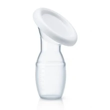 Copo Extrator / Coletor de Leite Materno em Silicone BPA-Free Tampa Segura, Higiene e Conforto - 1 COLETOR - Visão 2