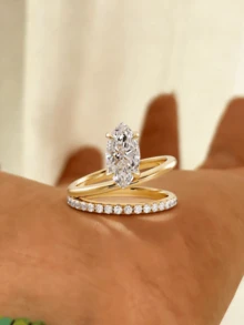 1 Stück eleganter modischer Pferdekopf Zirkonia 925 Sterling Silber Ring, Damenmodell, exquisit einzigartig, perfekt für Partys und Galas, sorgfältig gefertigter Schmuck, Geschenk zum Jahrestag für die Freundin - Modisches Pferdeauge - Übersicht 3