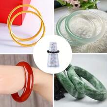 1/2/3件套手链/戒指尺寸测量工具，可测量手链内径12-22厘米，手链周长测量工具，珠宝DIY配件，适用于手链、项链、玉镯测量，珠宝制作和爱好者必备 - 彩色 - 查看 8