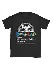 Funny Moanas Maui Stronge T Shirts Men Cotton Vintage T-Shirt Crew Neck Just An Ordinary Demi Dad Tees Short Sleeve Clothing Gifts.. - 黑色 - 查看 1