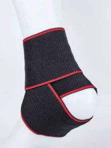 1个硅胶防滑踝关节支撑护具，压缩踝关节绑带，适用于篮球、足球、排球运动，防扭伤踝关节绑带 - 彩色 - 查看 6