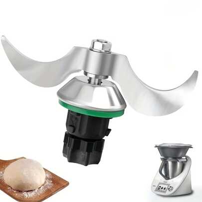 1pc Replacement Dough Blade For Thermomix TM6 And TM5 - Stainless Steel Blade, Dishwasher , Plastic/Metal Material, Suitable For Making Pasta, Mixing And Baking - Compatible With Thermomix TM6 And TM5 Mixers, Kitchen Accessories, Mixing Tools, Stylish Kitchen Supplies, Durable Kitchen Utensils, Dough Mixer, Dough Mixing Attachment, Dough Mixing Set, Thermomix Accessories, Thermomix TM