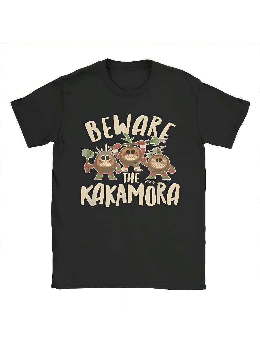 Moanas Beware The Kakamora Tee Shirt For Men Men Gift Idea T Shirts Cotton Clothing1 - màu đen - Xem 1