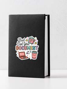 Adesivo Engraçado e Sarcástico de Humor de Escritório À Prova d'Água, Adesivo Recortado para Presente de Caderno e Laptop - Multicolorido - Visão 6