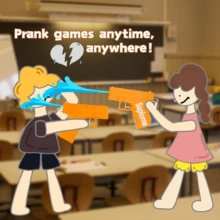 1pc Upgraded Dual-Direction Water Gun, Reverse Spraying Creative Combat, Hidden Prank Difficult To Detect, Suitable For Water Gun Parties, Beach Entertainment - Multicolor - View 10