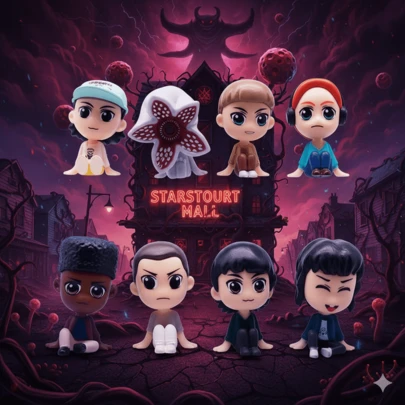 1pc Steve Demo Gorgan Posa Ble Action Figure Set (With Base), Christmas Gift, Christmas Stocking Stuffer, Gift For Boys, Gift For Girls, Boys Christmas Stocking Stuffer, Girls Christmas Stocking Stuffer, Girls Decorations