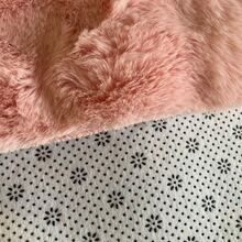 1pc Plush Soft Comfortable Circular Solid Color Rug, Cozy Fluffy Carpet Suitable For Bedroom, Living Room, Sofa, Vanity Area And More Gifts Birthday Graduation - Multicolor - View 12