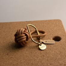 BLKSMTH 1pc Football Baseball Bohemian Style Casual Leather Keychain - Leather Ball - View 11