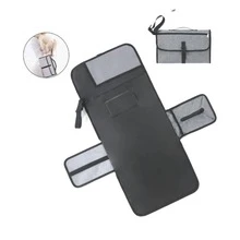 Portable Diaper Changing Mat Pad For Babies, Detachable Travel Diaper Changing Pad With Wipes Pocket, Gift For Baby Shower, Newborn Girls And Boys - Grey - View 6