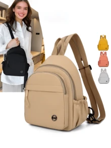 2023新款女士小背包，多功能时尚单肩包，简约斜挎包，休闲手提包，百搭女士旅行背包，适合日常通勤、上学和度假礼物 - 彩色 - 查看 2