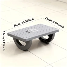 可调节按摩脚踏，符合人体工学，可放置于桌下，适用于办公室、书房、客厅和家庭使用。是母亲节、情人节、父亲节、圣诞节和劳动节的理想礼物。 - 彩色 - 查看 3