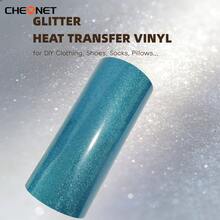 CHEONET Glitter Heat Transfer Vinyl Roll - Vibrant Multi-Color Heat Transfer Vinyl For DIY Fabric Name Tags, T-Shirts And Party Decorations, Easy To Cut, Perfect Iron-On Vinyl For DIY Fabric Projects And Garment Design - Multicolor - View 30