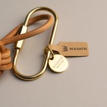 BLKSMTH 1pc Football Baseball Bohemian Style Casual Leather Keychain - Leather Ball - View 9
