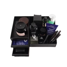 Black Countertop Cologne Rack, Perfume Storage Rack, Essential For Bedrooms, Kitchen And Bathroom Storage, Large Capacity Storage, Brand Factory Store Promotion, Autumn And Winter Home Storage Items, The Top Choice For High-End, Sophisticated And Successful People, A Must-Have Valentine's Day Gift, A Great Home Item, A Good Helper For A Tidy Life. - Black - View 6