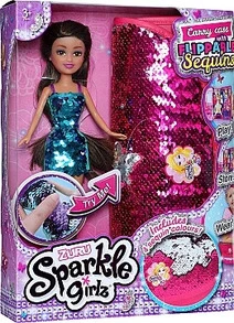 ZURU Shining Girl Glitter Theme Set, Kids Mini Action Figures - Hining Girl Glitter - View 1