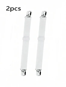 4pcs Adjustable Bed Sheet Straps, Bed Sheet Fasteners, Heavy Duty Bed Sheet Clips, Suitable For Mattress, Fitted Sheet, Flat Sheet, Black - Multicolor - View 10