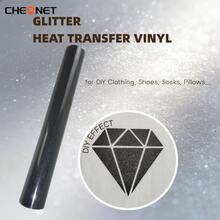 CHEONET Glitter Heat Transfer Vinyl Roll - Vibrant Multi-Color Heat Transfer Vinyl For DIY Fabric Name Tags, T-Shirts And Party Decorations, Easy To Cut, Perfect Iron-On Vinyl For DIY Fabric Projects And Garment Design - Multicolor - View 28