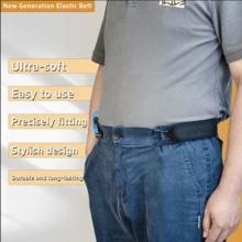 1/2pcs Adjustable Button Extender, Metal Hook Elastic Waistband, Convenient, Adjustable Iron Hook, Lazy Belt, Hook And Loop, Elastic, Unisex, Hook And Loop Waist Buckle, Casual And Convenient Adjustable - Multicolor - View 7