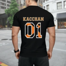 New Anime Boku No Hero Academia Printed Short Sleeve T-Shirt For Men And Women, Spring And Summer Fashion Hoodie, Ladies  T-Shirt Short Top. - màu đen - Xem 3