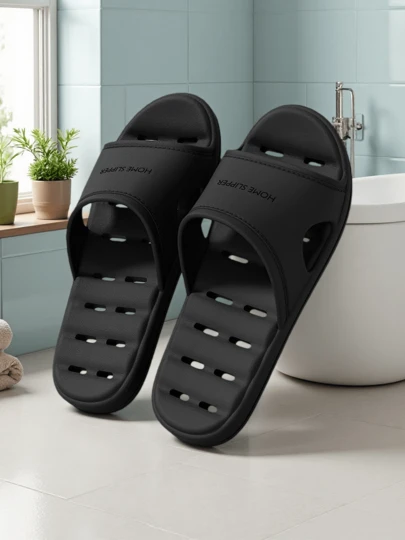 EVA Non-Slip Soft Bottom Breathable Slippers, Thick Sole Shower Sandals For Men And Women, Comfortable Bathroom Slides,Women's Day,Travel Essentials,Wedding Favours,Y2k,Bedroom,Car Accessories Women,Kitchen Decor,Cute Stuff