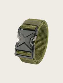 Men's Tactical Belt With Automatic Buckle, Multifunctional Outdoor Casual Fashion Waist Belt - Multicolor - View 10