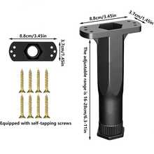 2/4pcs Adjustable Bed Frame Support Legs, Height Range 6.3-11 Inches, Universal, Suitable For Extra-Large And Large Beds, Easy To Install, No Electricity Required, And Firmly Supported - Multicolor - View 2