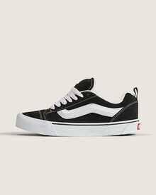 Vans Knu-Skool Padded Sneakers Men's VN0009QC6BT - Black and White - View 3