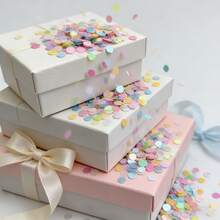 30g de Lantejoulas Hexagonais de 3mm | Cores Variadas, Confete Multicolorido, Adequado para Decorações, Casamentos, Suprimentos para Festa de Aniversário, Arte de Unhas, Artesanato de Presente, Slime e Lançamento de Celebração - Multicolorido - Visão 1