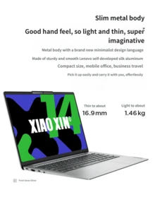 Lenovo Xiaoxin 14 2025 High-Performance Ultra-Thin Laptop: Ideal For Students, Gaming, Design, And Office Use; 13th Gen I5-13420H Processor, 24GB RAM, 512GB SSD, 14-Inch Full-Screen Display - Silver - View 2