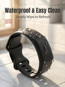 这款 Fitbit Charge 5/6 硅胶表带采用硅胶材质，柔软亲肤，防水易清洁，搭配时尚的 8 字形表扣设计，多种颜色和尺寸可选，男女皆宜。是运动、休闲和商务场合的理想替换表带。 - Charge 5/6 - 查看 6