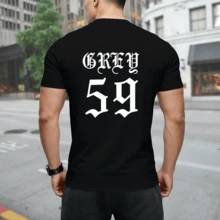 2026 Autumn_Winter New S G59 T-Shirt Suicideboy Muisc T-Shirt Casual Fashion T-Shirt Daily Street Warm T-Shirt - Black - View 3