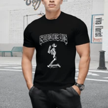 2026 Autumn_Winter New S G59 T-Shirt Suicideboy Muisc T-Shirt Casual Fashion T-Shirt Daily Street Warm T-Shirt - Black - View 4
