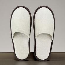 一次性高级亚麻拖鞋 | 舒适防滑，透气加厚海绵鞋跟，是民宿、酒店、居家使用的理想之选 - 彩色 - 查看 1