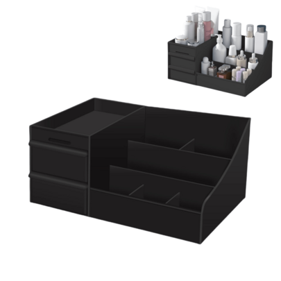 Black Countertop Cologne Rack, Perfume Storage Rack, Essential For Bedrooms, Kitchen And Bathroom Storage, Large Capacity Storage, Brand Factory Store Promotion, Autumn And Winter Home Storage Items, The Top Choice For High-End, Sophisticated And Successful People, A Must-Have Valentine's Day Gift, A Great Home Item, A Good Helper For A Tidy Life.
