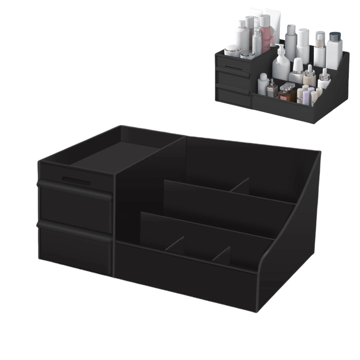 Black Countertop Cologne Rack, Perfume Storage Rack, Essential For Bedrooms, Kitchen And Bathroom Storage, Large Capacity Storage, Brand Factory Store Promotion, Autumn And Winter Home Storage Items, The Top Choice For High-End, Sophisticated And Successful People, A Must-Have Valentine's Day Gift, A Great Home Item, A Good Helper For A Tidy Life.