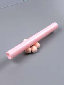 耐用透明手动造型工具亚克力粘土擀面杖，易于清洁，适用于DIY手工艺品 - 彩色 - 查看 9