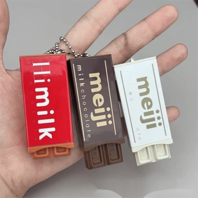 2026 New Meiji Chocolate Snap Stress Relief Pendant, Perfect Gift - Birthday Gift, Ideal Gift, Surprise Gift, Holiday Gift, Couple Gift, Halloween Gift, Christmas Gift, Gamer Gift