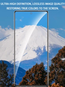 3pcs High Definition Anti-Spy Tempered Glass Screen Protector, Black Bezel Design, Face ID Unlock Compatible, Anti-Fingerprint & Shatterproof, Fits Infinix, Phones - Black - View 10