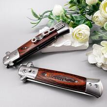 Personalized Folding Beard Comb: Wooden Handle, Groomsman Gift,Party Gift,Wooden Gift,Gifts For Him,Handmade Beard Brush,Custom Beard Brush,Groomsman's Gift,Wedding Gifts,Souvenir Gift,A Birthday Present,Personalized Comb,Men's Beard Box Gift,Men's Beard Comb,Comb - Multicolor - View 4