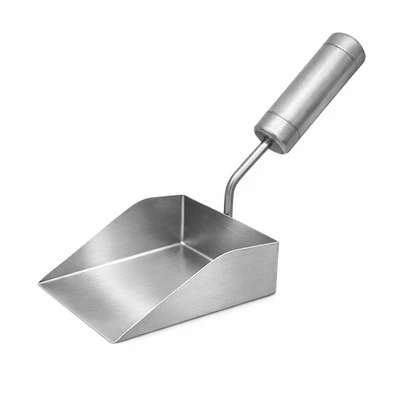 Pá Cinza Para Limpeza Churrasqueira Carvão Brasa Em Inox