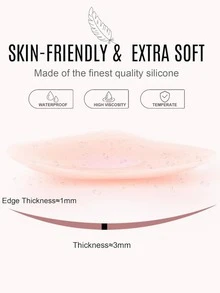10/20 Pieces + Box Set | Thin, Breathable, Invisible, Seamless, Push-Up Silicone Nipple Covers For Summer, Perfect For Young Women. - Multicolor - View 7