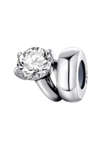 1颗925纯银紫色花朵珠子，适合女士手链、手镯DIY饰品制作及日常配饰装饰。 - 銀色 - 查看 18