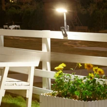 2/1 Pack Of Solar Outdoor Lights, Clip On Solar Lights, Suitable For Fences, 600 Lumens Motion Sensor Outdoor Lights, 92 LED Solar Lights, Outdoor Waterproof, Suitable For Gardens, Drainage Ditches, Terraces, And Camping. - 黑色夾子燈 - 查看 10