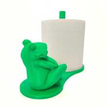 Cute Thinking Frog Toilet Paper Holder - Adorable Bathroom Decor And Storage, Fun Tissue Roll Holder, Creative Home Decor, Perfectly Keeps Bathroom Stylish And Tidy, Bathroom Decor And Accessories - Multicolor - View 9