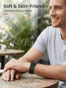 这款 Fitbit Charge 5/6 硅胶表带采用硅胶材质，柔软亲肤，防水易清洁，搭配时尚的 8 字形表扣设计，多种颜色和尺寸可选，男女皆宜。是运动、休闲和商务场合的理想替换表带。 - Charge 5/6 - 查看 5